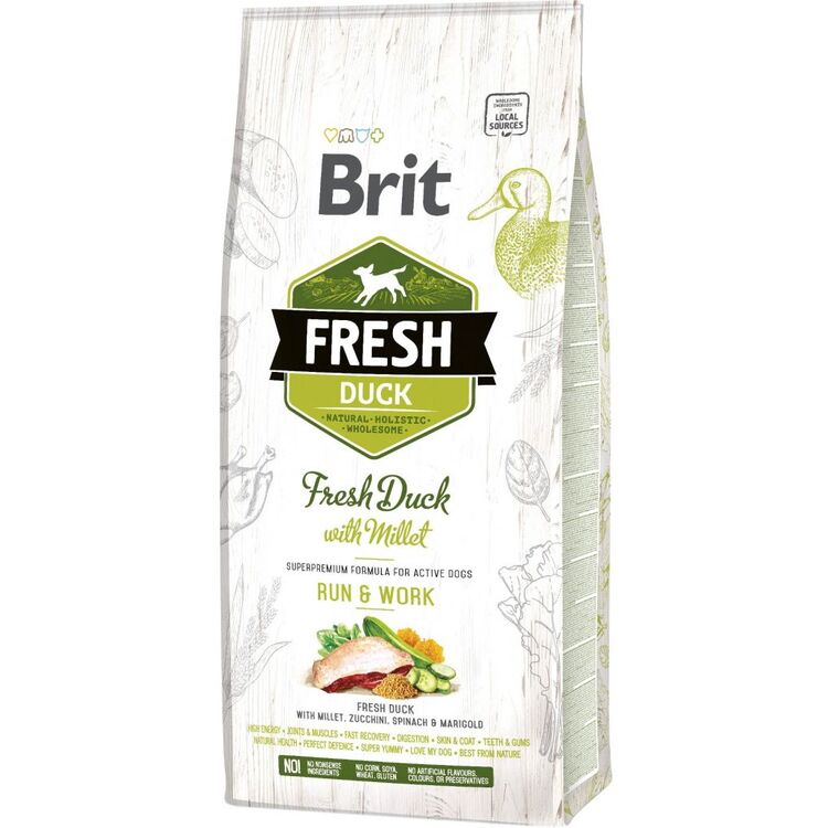 Корм для собак Brit Run & Work Duck (12кг)