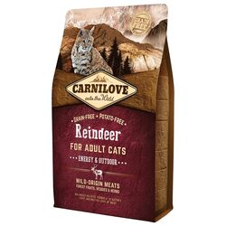 Hrana pentru pisici Carnilove Energy & Outdoor Reindeer (2kg)