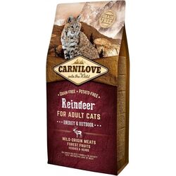 Hrana pentru pisici Carnilove Energy & Outdoor Reindeer (6kg)