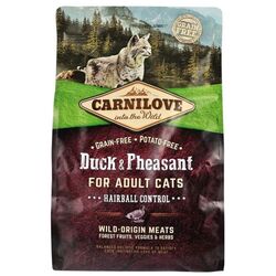 Hrana pentru pisici Carnilove Hairball Control Duck & Pheasant (6kg) Thumb