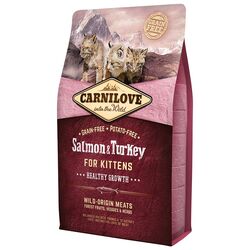 Hrana pentru pisici Carnilove Healthy Growth Salmon & Turkey (2kg)