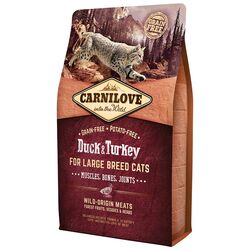 Hrana pentru pisici Carnilove Muscles, Bones, Joints Duck & Turkey (2kg)