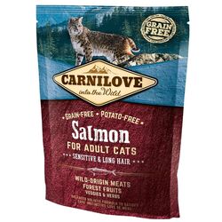 Корм для кошек Carnilove Sensitive & Long Hair Salmon (6кг) Thumb
