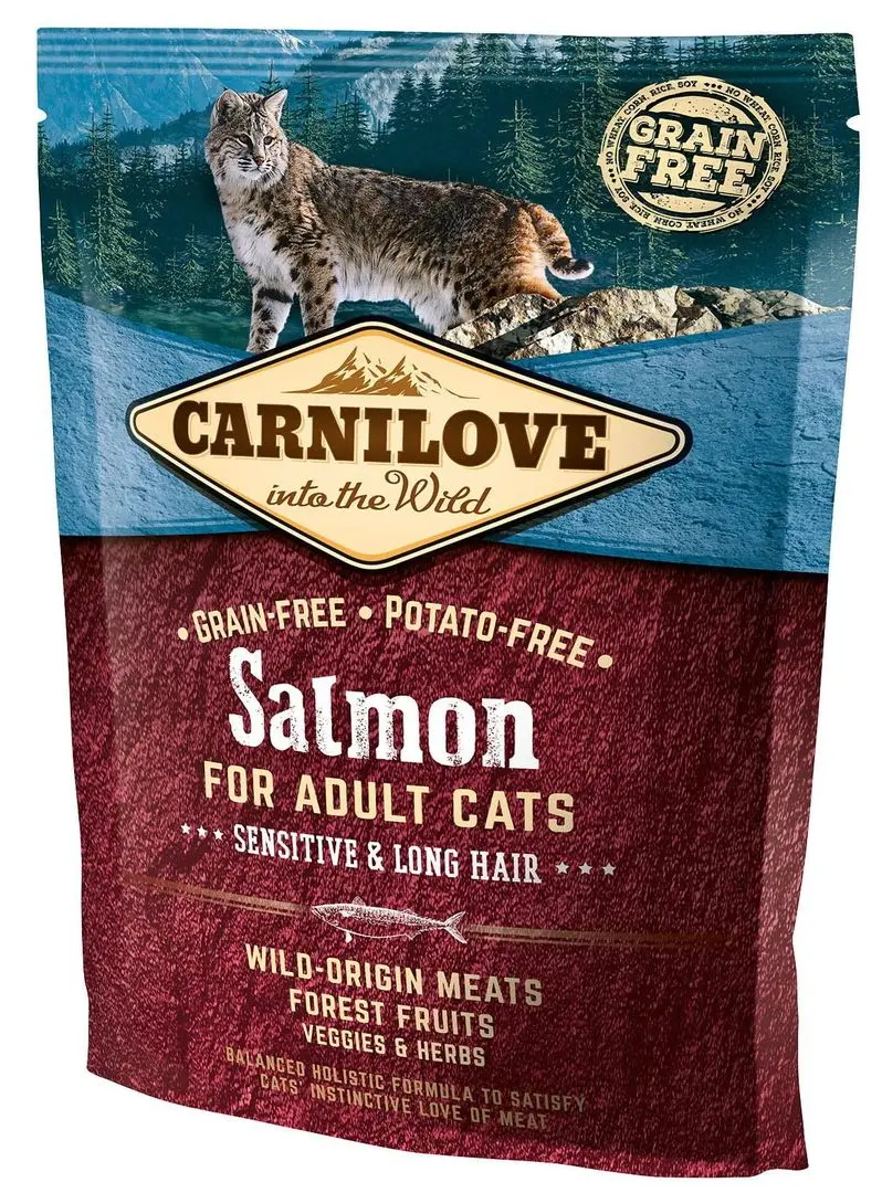 Корм для кошек Carnilove Sensitive & Long Hair Salmon (6кг)