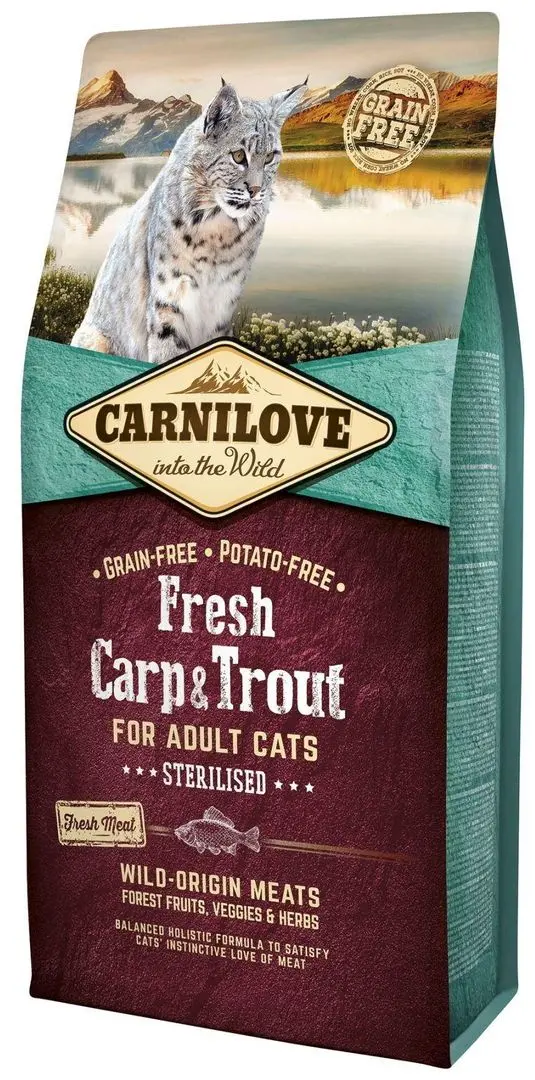 Корм для кошек Carnilove Sterilised Carp & Trout (6кг)