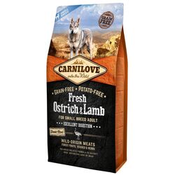 Hrana pentru caini Carnilove Excellent Digestion Ostrich & Lamb (6kg)