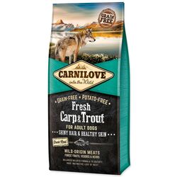 Корм для собак Carnilove Shiny Hair & Healthy Skin Carp & Trout (12кг)