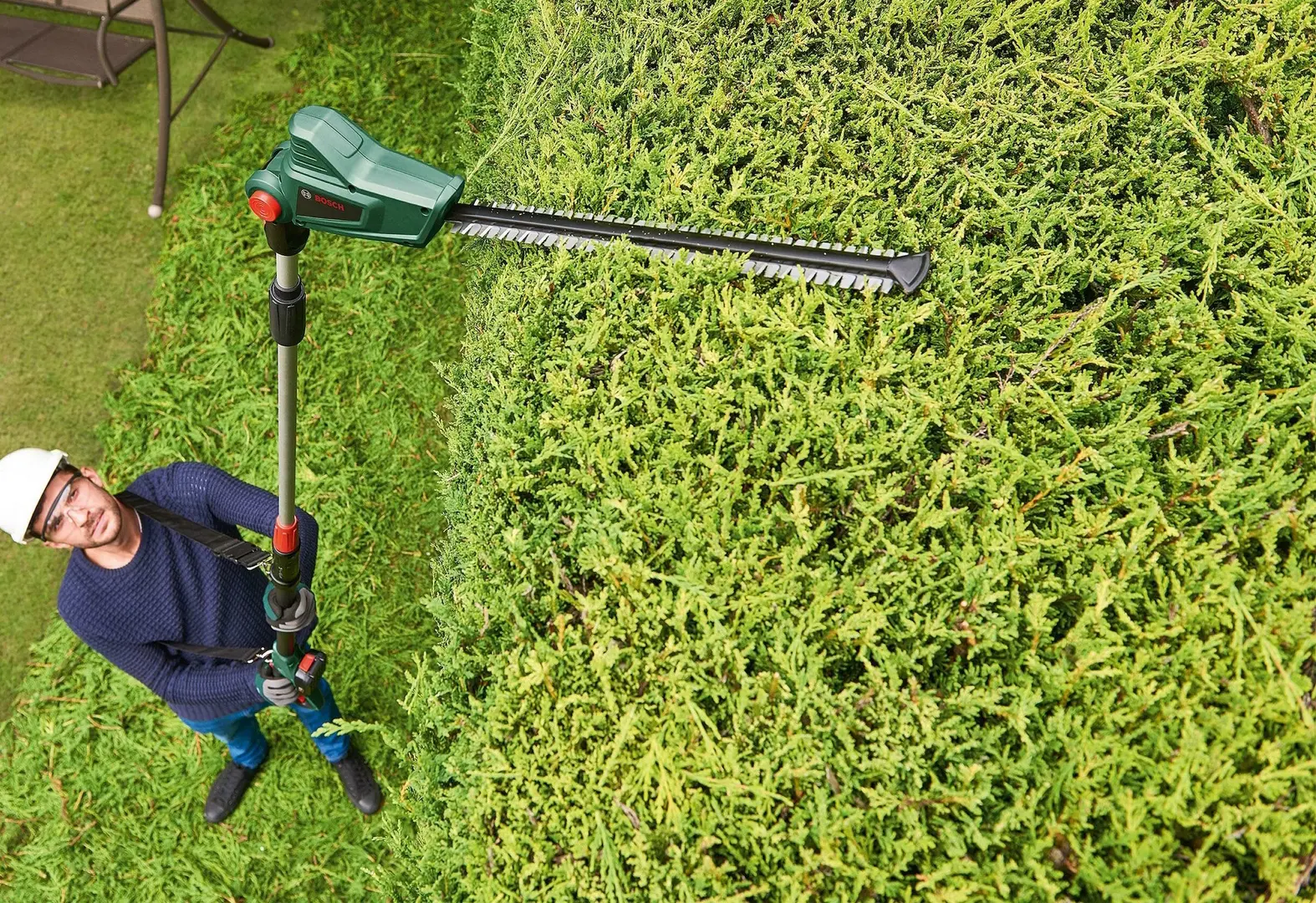Foarfece de taiat gard viu cu acumulator Bosch UniversalHedgePole 18 (06008B3001) - 5
