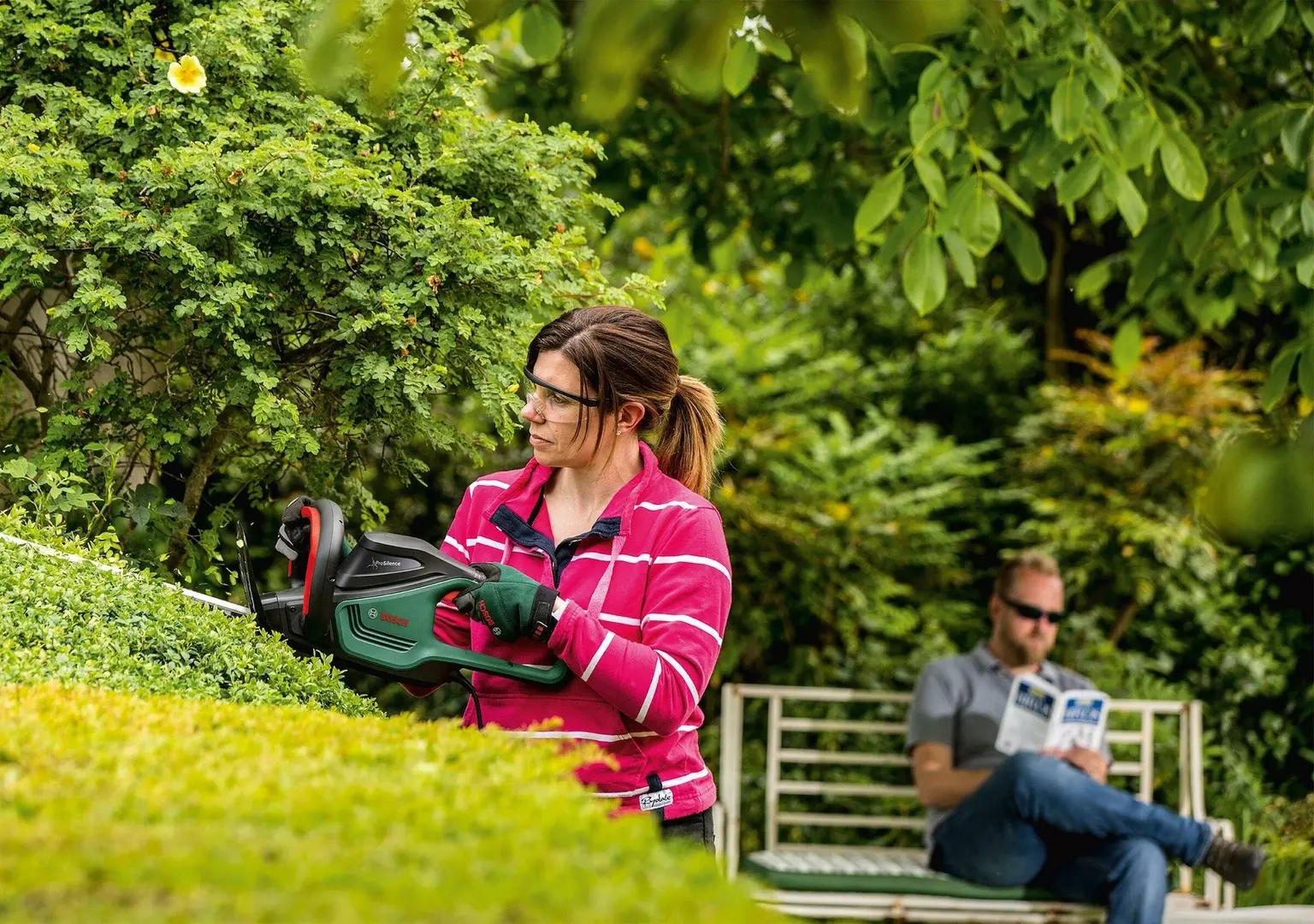 Foarfeca de gradina Bosch UniversalHedgeCut 50 (06008C0501) - 4