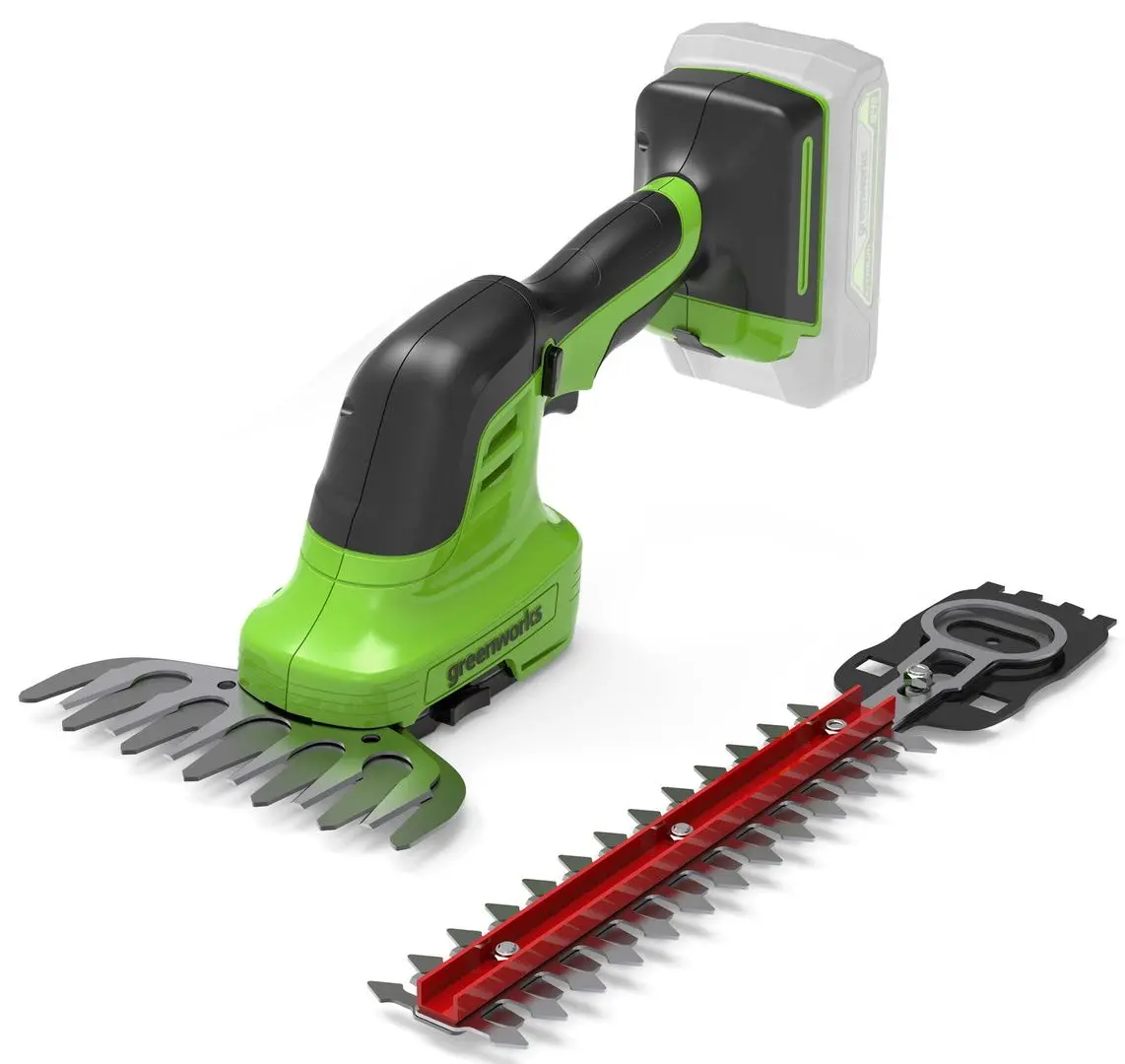 Foarfeca de iarba si arbusti cu acumulator GreenWorks G24SHT Solo