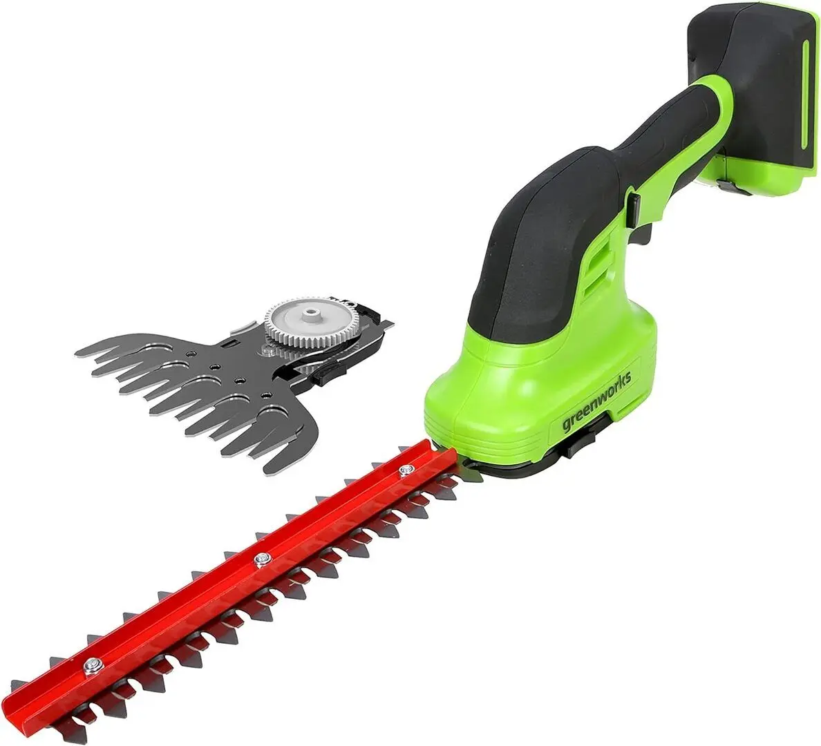 Аккумуляторные ножницы для травы и кустов GreenWorks G24SHTK2 (Green) - 2