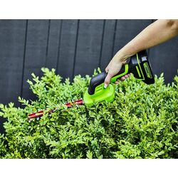 Аккумуляторные ножницы для травы и кустов GreenWorks G24SHTK2 (Green) Thumb