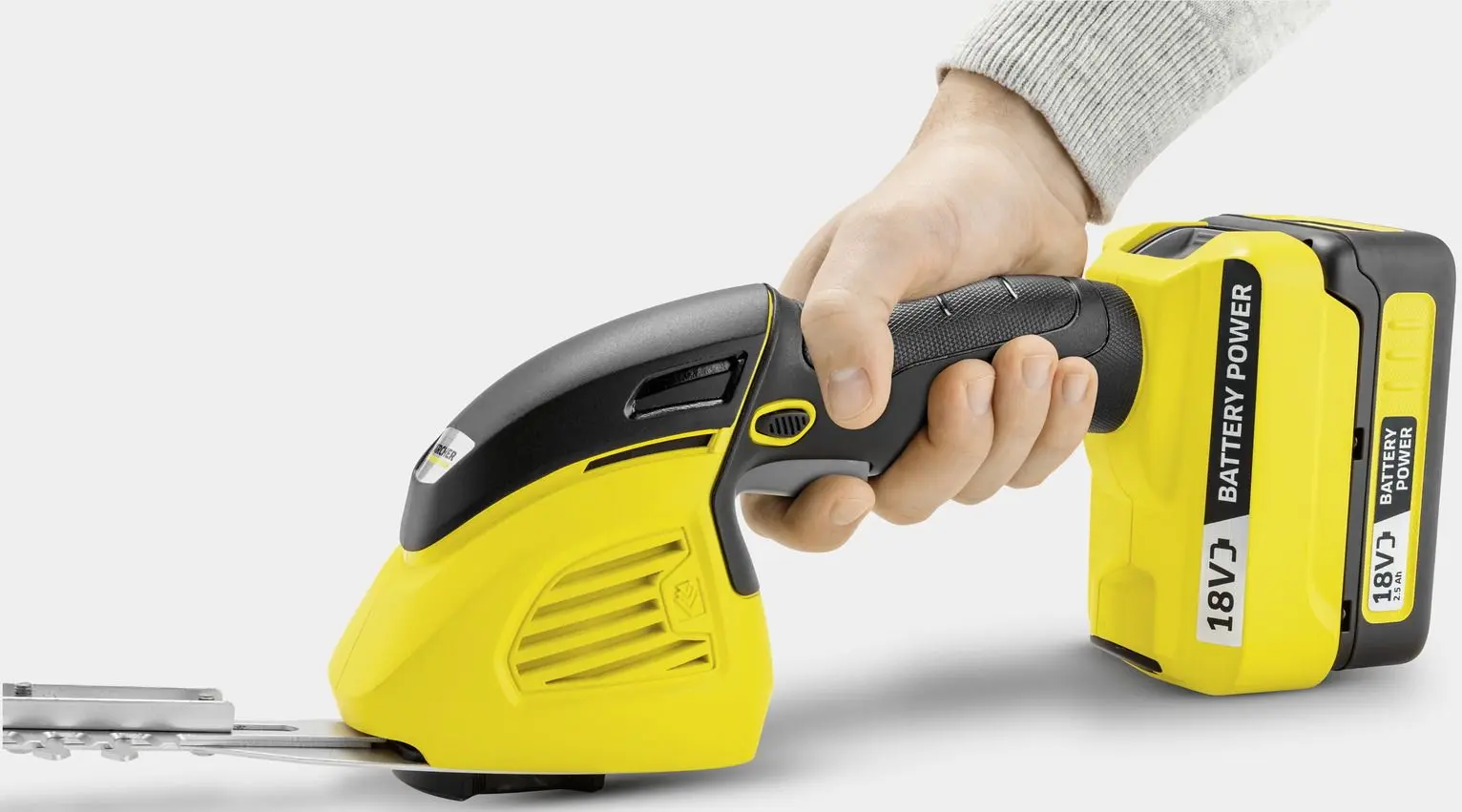 Foarfece de taiat gard viu cu acumulator Karcher GSH 18-20 Battery + Battery Power 18/25 Set - 4