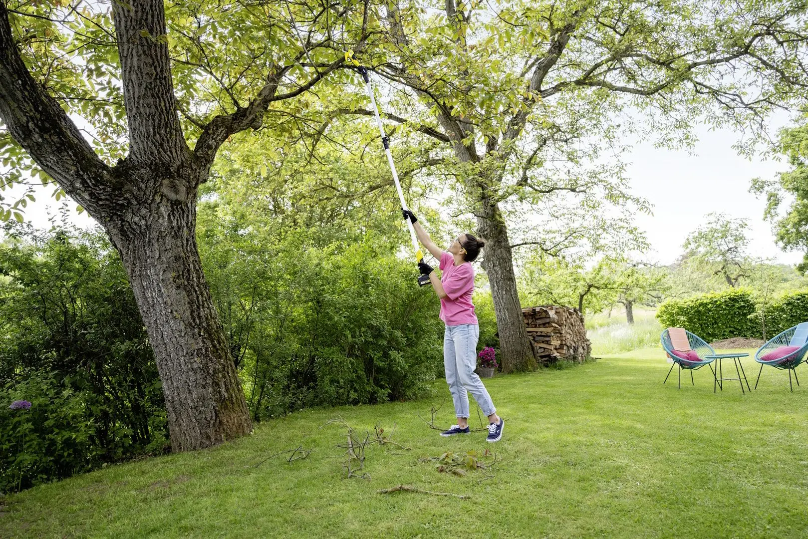 Foarfece de gradina cu acumulator Karcher TLO 2-18 Battery New + Kit 1.445-340.01