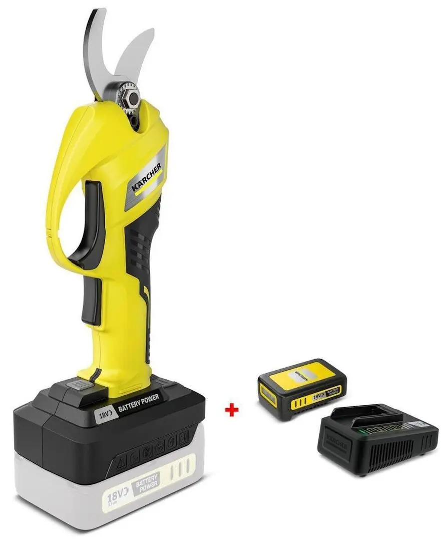 Foarfece de gradina cu acumulator Karcher TLO 2-18 Battery New + Kit 1.445-340.01