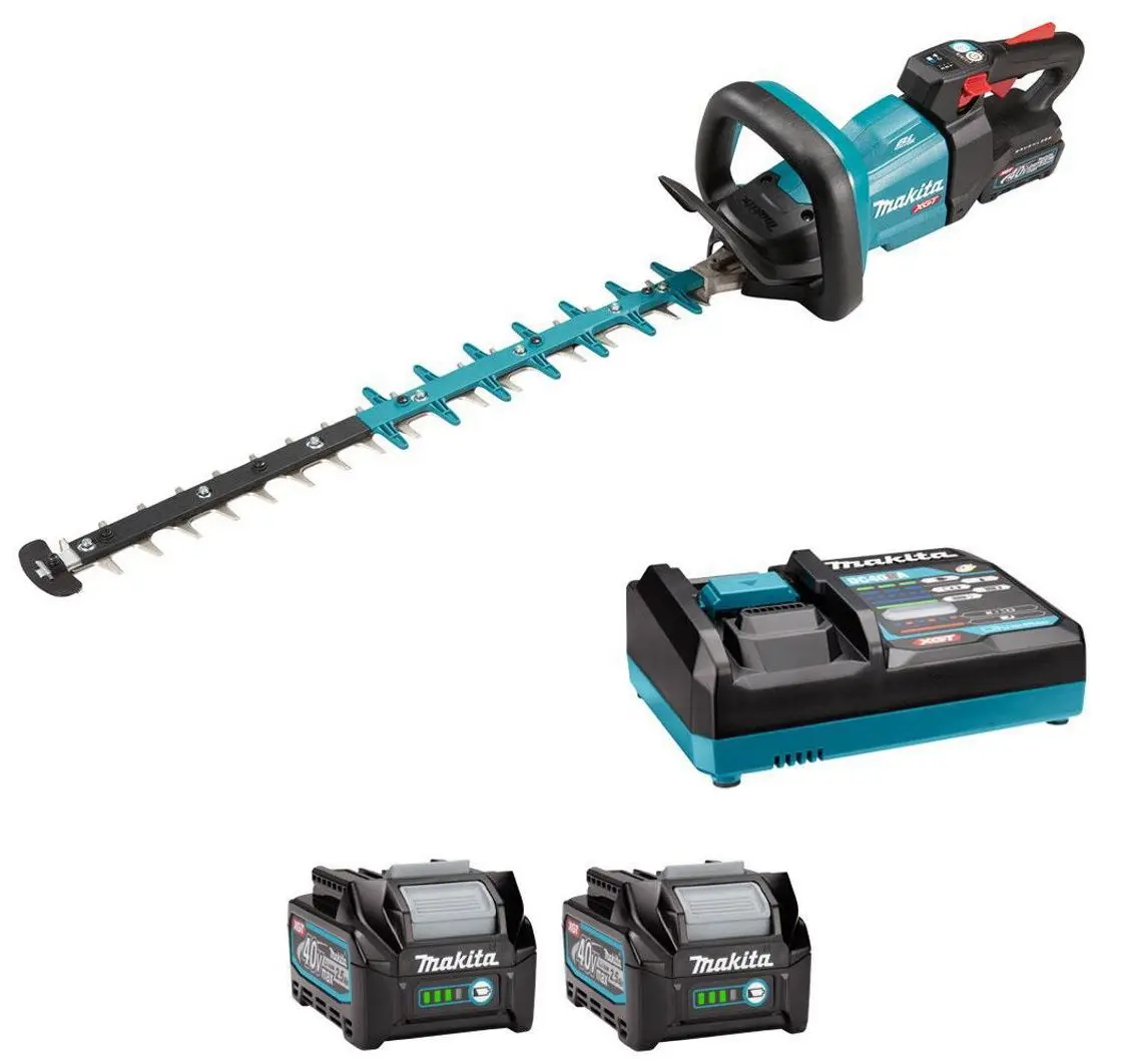 Foarfece de gradina cu acumulator Makita UH004GD201 2x2.5Ah