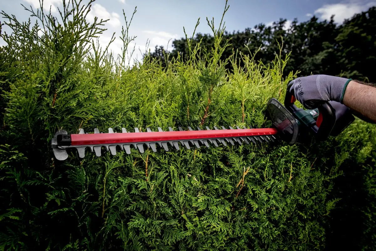 Аккумуляторный кусторез Metabo HS 18 LTX 55 Solo - 4
