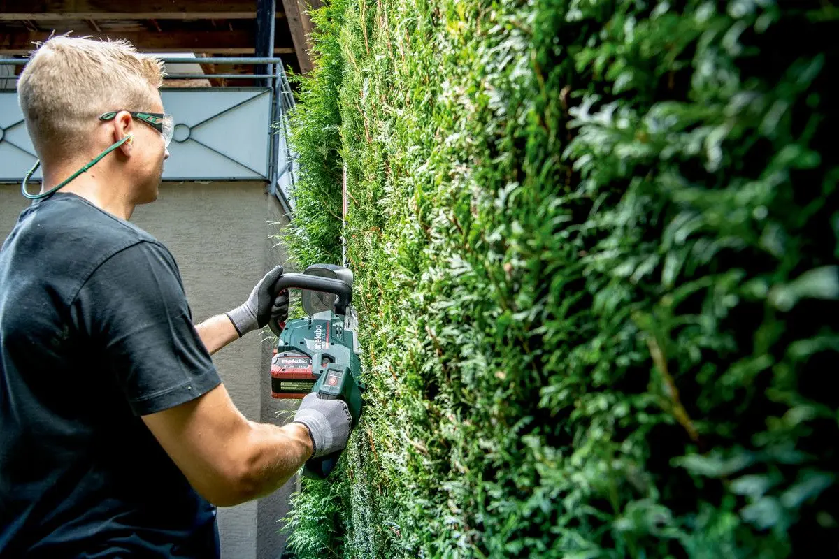 Аккумуляторный кусторез Metabo HS 18 LTX BL 65 (Green/Red) - 4