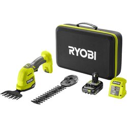 Foarfeca-fierestrau de gardina viu cu acumulator Ryobi RY18GSA-120T Thumb