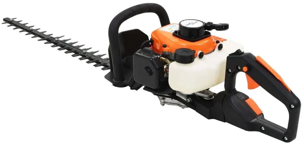 Masina de taiat gard viu pe benzina VidaXL 144010 (Orange/Black)
