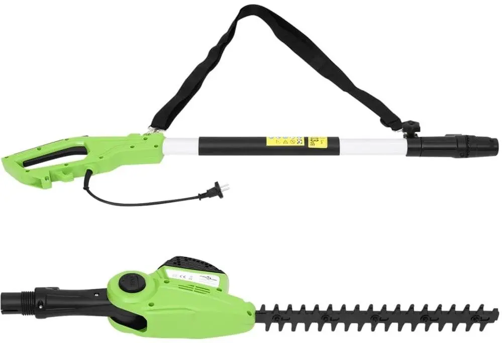 Ferestrau-foarfece electrica de taiat gard viu VidaXL 149205 (Green/Black) - 2