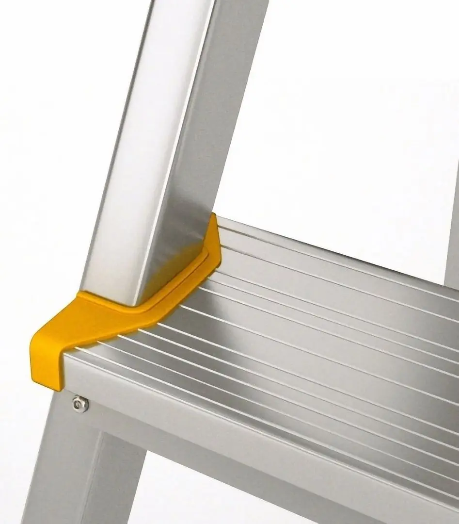 Стремянка алюминиевая односторонняя Alve Eurostyl Hobby 1918 (Silver/Yellow)