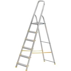 Стремянка алюминиевая односторонняя Alve Eurostyl Hobby 251123 Thumb