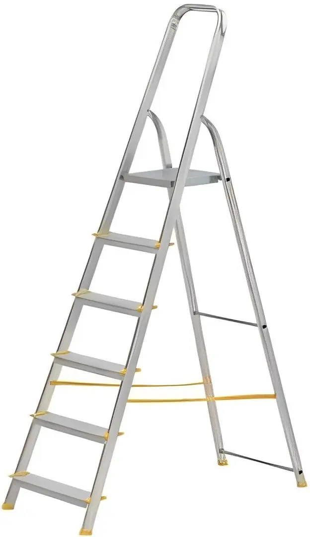 Стремянка алюминиевая односторонняя Alve Eurostyl Hobby 251123