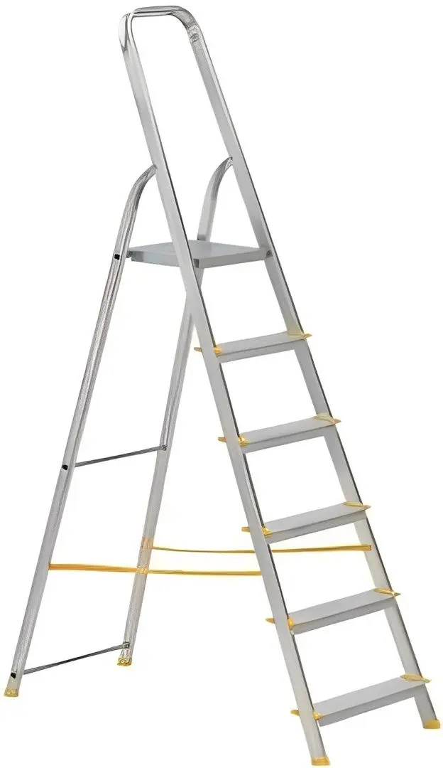 Стремянка алюминиевая односторонняя Alve Eurostyl Hobby 251123