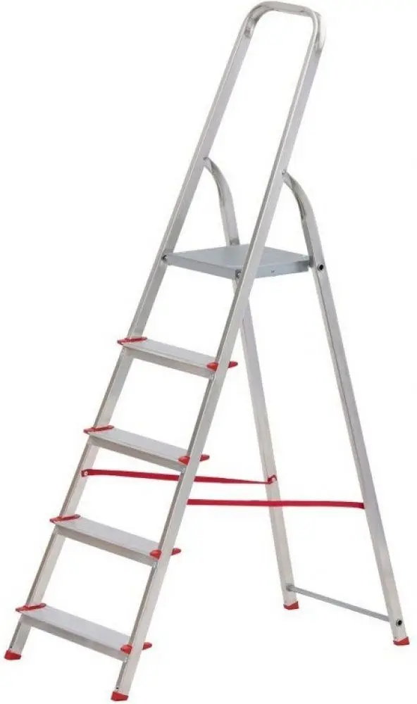 Стремянка алюминиевая односторонняя Alve Eurostyl Hobby 2915