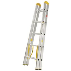 Scara din aluminiu dubla Alve Forte Profi Plus 8905 2x5 (Silver) Thumb