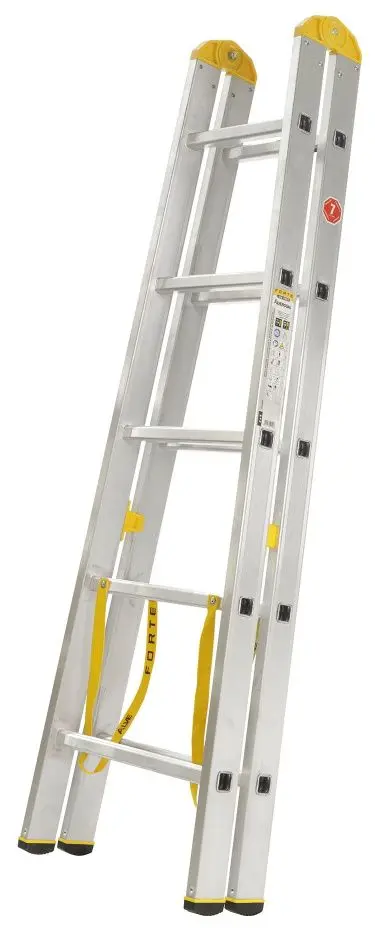 Scara din aluminiu dubla Alve Forte Profi Plus 8905 2x5 (Silver)