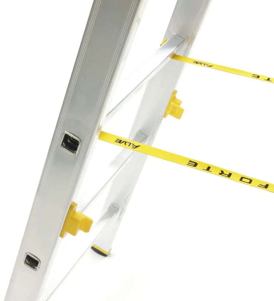 Scara din aluminiu dubla Alve Profi Plus 8909 2x9 (Silver)