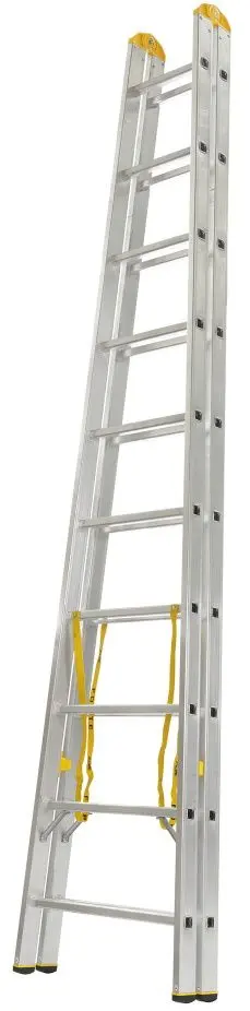 Двухсекционная алюминиевая лестница Alve Profi Plus 8910 2x10 (Silver)