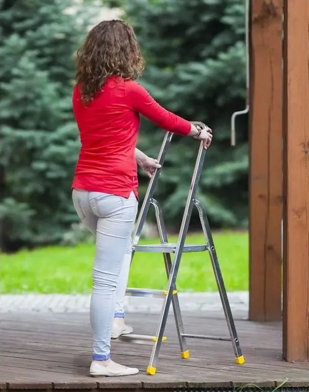 Scara din aluminiu unilaterala Alve Eurostyl Hobby 1913 (Silver/Yellow)