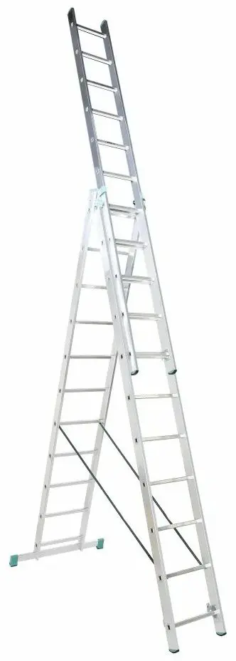 Scara din aluminiu cu trei trepte Alve Eurostyl Profi 7607 3x7 (Silver)