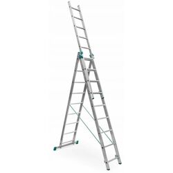 Scara din aluminiu cu trei trepte Alve Eurostyl Profi 7607 3x7 (Silver) Thumb