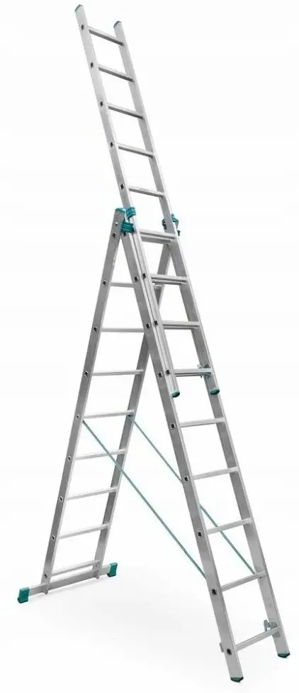 Scara din aluminiu cu trei trepte Alve Eurostyl Profi 7607 3x7 (Silver)