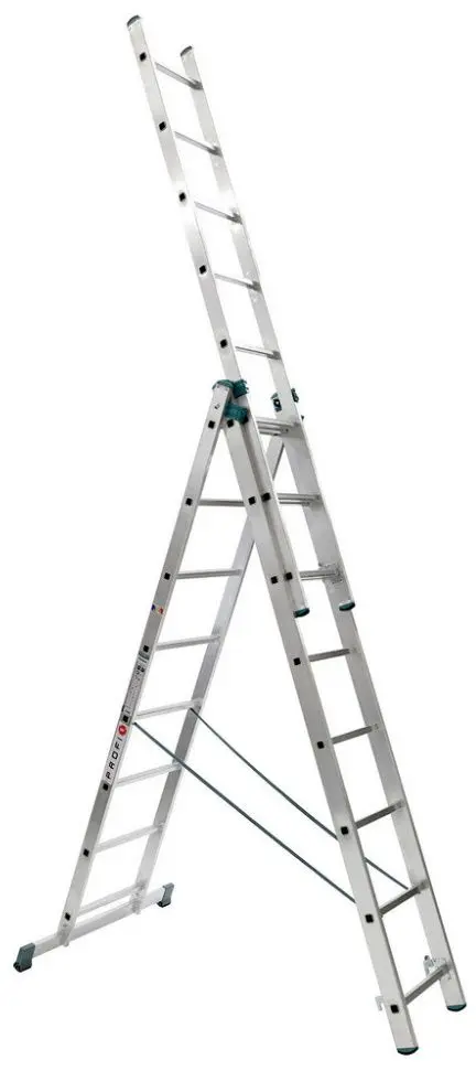 Лестница алюминиевая трехступенчатая Alve Eurostyl Profi 7608 3x8 (Silver)