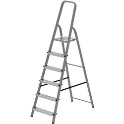 Лестница алюминиевая односторонняя Bau Welt Slim 44969