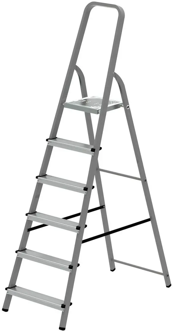 Лестница алюминиевая односторонняя Bau Welt Slim 44969