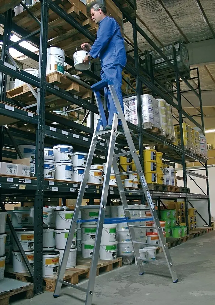 Scara din aluminiu unilaterala Bau Welt Slim 44971