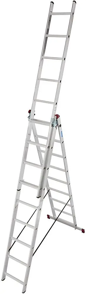 Scara din aluminiu cu trei sectii Bau Welt 44961