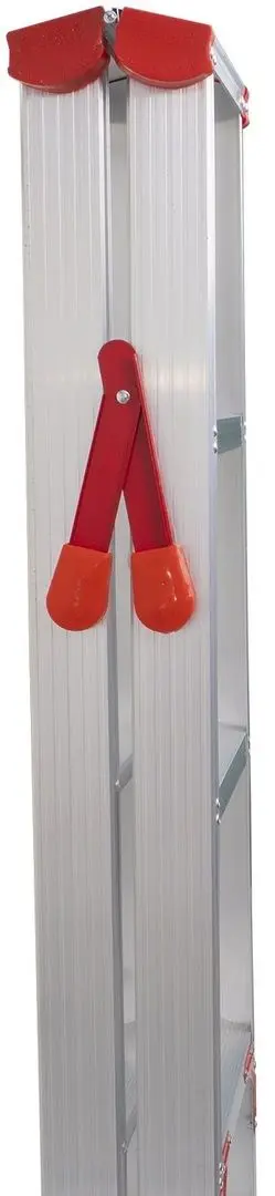 Стремянка алюминиевая двухсторонняя Bau Welt 44896