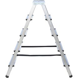 Стремянка алюминиевая двухсторонняя Bau Welt 44976 Thumb