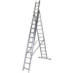 Scara din aluminiu tripla Bisonte STR313