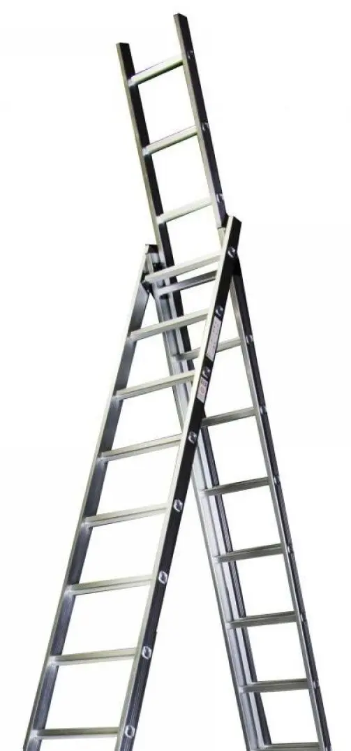 Лестница алюминиевая трехсекционная Bisonte STR315 - 3