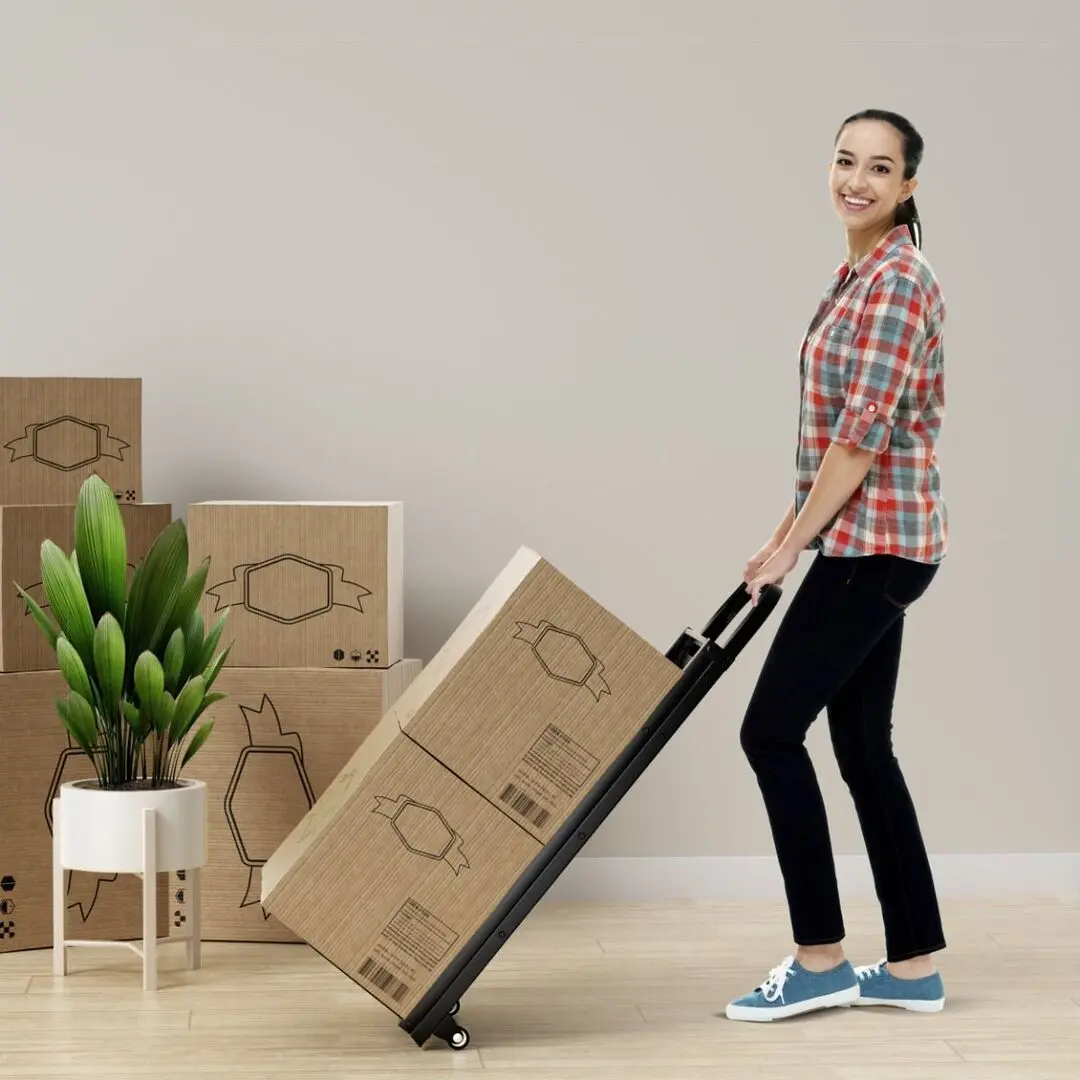 Scara-carucior pliabil Costway TH10082DK (Black)