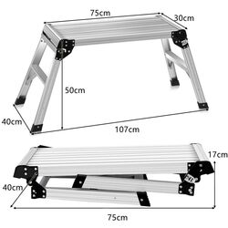 Складная подставка Costway TL35260 (Silver) Thumb