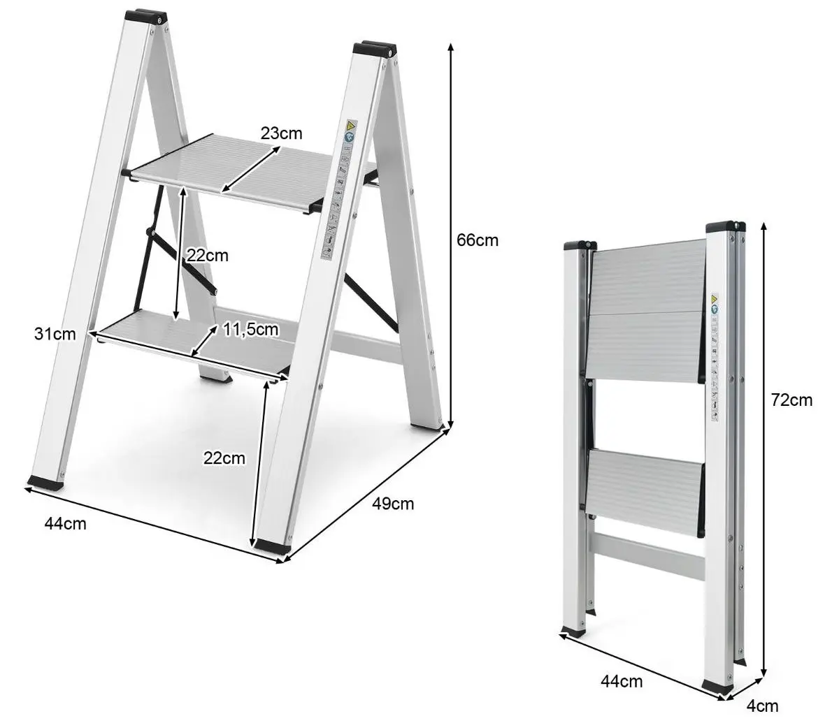 Scara Costway TJ10011SL (Silver)